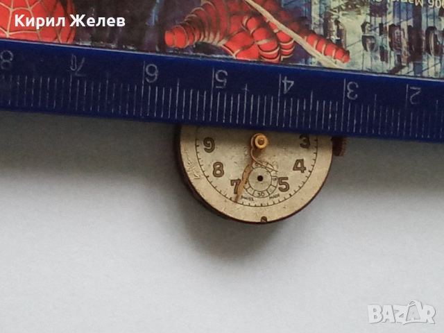 Механизъм с циферблат от стар ръчен часовник 52105, снимка 9 - Мъжки - 52270429