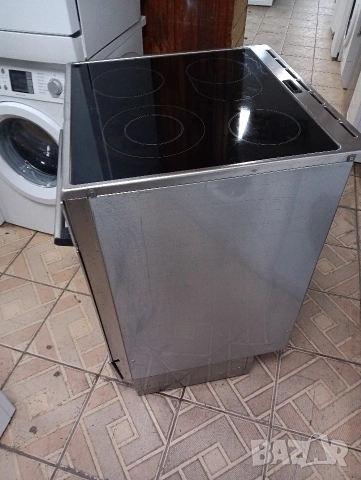 Иноксова свободно стояща печка с керамичен плот Бош Bosch Made in Germany 2 години Гаранция!, снимка 6 - Печки, фурни - 53516612