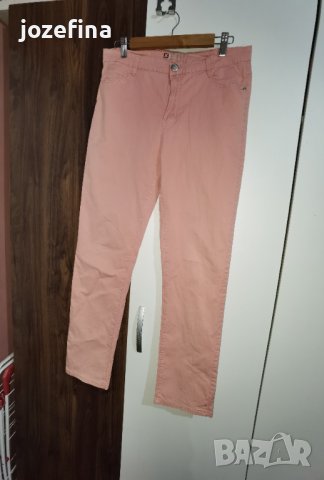 Розов дамски летен панталон с прав крачол, снимка 1