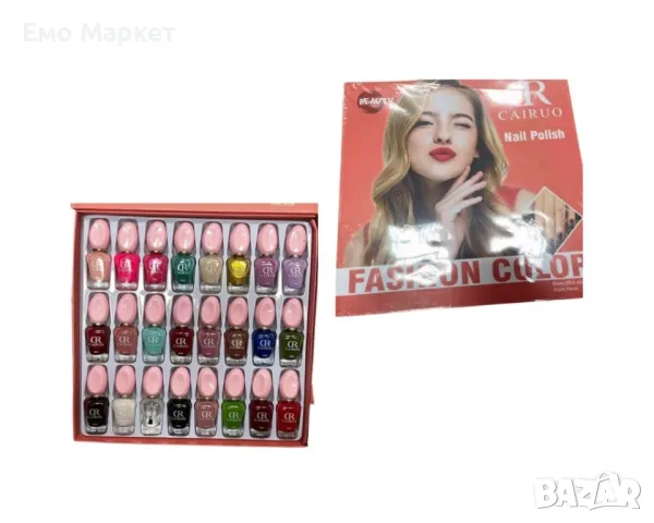 Комплект 24 бр. лакове за нокти CR CAIRUO, снимка 3 - Продукти за маникюр - 49519930