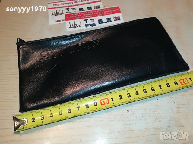 shure-кожен калъф за микрофон 0707221111, снимка 2 - Микрофони - 37314725