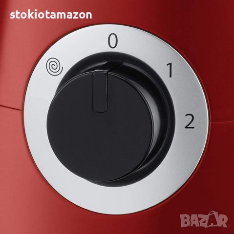 Кухненски робот Russell Hobbs Desire 24730-56, 600W, 2.5 л, 2 скорости, Червен/Черен, снимка 5 - Кухненски роботи - 38572463