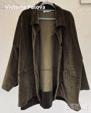 Кадифено яке овърсайз BELLA DONNA, снимка 2 - Якета - 52045274