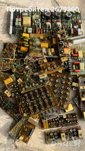 Електронна скрап. Платки. Кондензатори