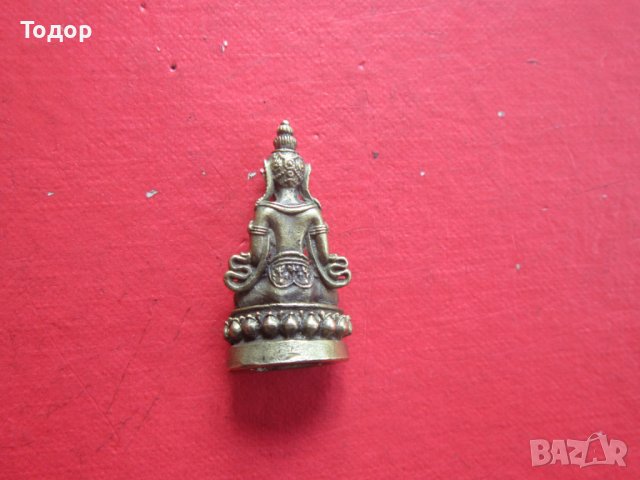 Бронзова фигурка Буда фигура, снимка 3 - Колекции - 36592784