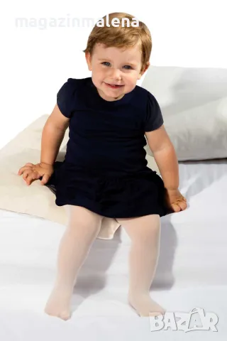 Bellissima 50DEN черни,тъмносини,екрю,бели плътни детски чорапогащници детски чорапогащник за балет , снимка 2 - Детско бельо и бански  - 4705450