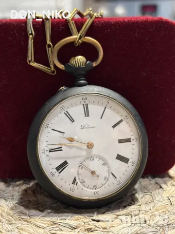 Джобен часовник 1896 г Гън Метал, снимка 2 - Други ценни предмети - 47215937