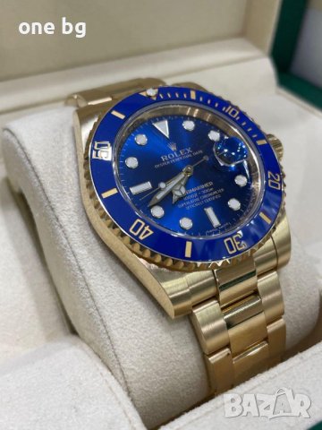 Rolex Submariner Gold Blue Ocean , снимка 6 - Мъжки - 40519073