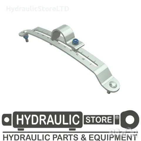 Поцинкована скоба за монтаж на калник Ø42 60167110, снимка 1