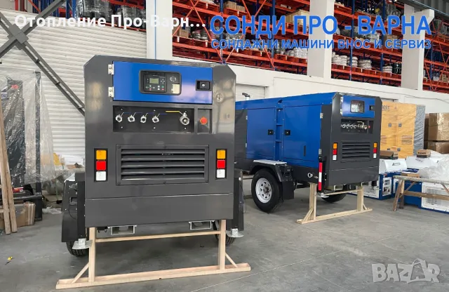 Мобилен винтов компресор LN11m3-10, 11м3/мин, дизелов 148 к.с, 10 бара, снимка 4 - Други машини и части - 47326364