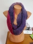 Ръчно плетен кръгъл шал и шапка, снимка 12