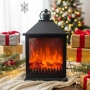 LED Декоративен фенер-камина – Реалистичен пламък за Коледа и зимен уют, снимка 2
