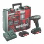 АКУМУЛАТОРНА ОТВЕРТКА METABO BS 18 SET / 18V, 2.0 Ah, снимка 1 - Винтоверти - 32288627