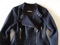 OUI Jacket Suit Made in Italy Дамско Яке Сако в Байкър Стил Размер S Ново, снимка 3