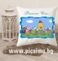 Детска декоративна възглавничка с анимационен герой по избор - Пес Патрул, Пепа, Пламъчко, Масленка, снимка 4