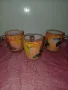 СТЪКЛЕНИ ЧАШИ с дръжка с ПЕПЕРУДИ , снимка 4