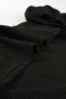 Дамска черна блуза рипс с къс ръкав, деколте с копчета и детайли с бродерия, снимка 11