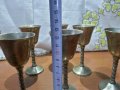 Метални чаши за ракия бронз месинг , снимка 6