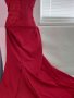 Официална червена рокля, снимка 5