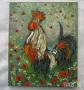 > Петел, петли, петлета, rooster - Мима / Art by MiMa, paintings, снимка 7