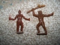 Лот 5 пластмасови войници индианци соц играчки, снимка 4