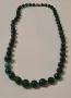 Малахит огърлица със скъпоценен камък малахит, снимка 3