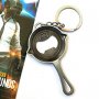 Ключодържател PUBG – тиган с отварачка (PlayerUnknown’s Battlegrounds), снимка 3