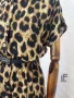 леопардова рокля тип риза, снимка 6