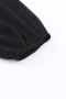 Дамска блуза в черен цвят с дълъг ръкав и ефектно завръзване при рамото, снимка 6