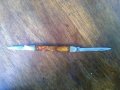 Старо ножче с две остриета на Велико Търново завод Петко Денев, снимка 1 - Ножове - 39210545