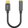 Преходник адаптер от USB Type C към 3.5mm Стерео жак Baseus CATL54-01 Adapter USB-C to 3.5mm Stereo , снимка 2
