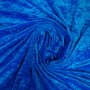 Плат италианско еластично синьо кадифе, снимка 2