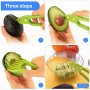 Пластмасов нож за авокадо 3 в 1 , снимка 2