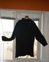 Зимен черен пуловер от букле с висока яка и копчета, снимка 3