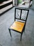 Масивен стол от метал - дърво за вашия дом, заведение или градина!! , снимка 4
