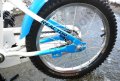 Детски велосипед 16” Reactor Foxy, стоманена рамка, контра, син/бял , снимка 13