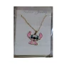 Детско колие  с метална висулка Stitch, снимка 2