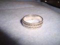 СТАРА СРЕБЪРНА ОРНАМНТИРАНА ХАЛКА СРЕБРО 925 РЕТРО АРТ ПРЪСТЕН МАЙСТОРСКА РЪЧНА ИЗРАБОТКА 27283, снимка 10