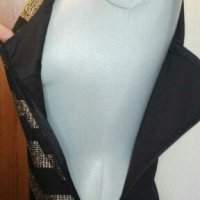 НОВА двупластова рокля, в черно и златисто ПРОМОЦИЯ🌷❤👗S,S/M,M🌷❤👗арт.1102, снимка 7 - Рокли - 32829527
