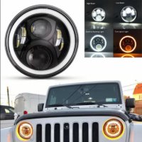 1бр. 7"Инчов кръгъл светодиоден фар за Jeep Wrangler, Land Rover и др, снимка 2 - Аксесоари и консумативи - 42983004