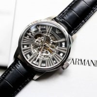 Mъжки механичен часовник Emporio Armani AR4629 Skeleton -35%, снимка 4 - Мъжки - 39079808