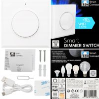 Smart dimmer switch, LSC smart connect wifi 2.4 ghz ключ за осветление , снимка 3 - Лед осветление - 44029221