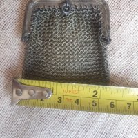 Метално старинно малко дамско портмоне, снимка 4 - Антикварни и старинни предмети - 40308827