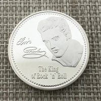 Монета Елвис Пресли, снимка 1 - Нумизматика и бонистика - 39342937