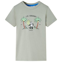 Детска тениска, светло каки, 92（SKU:11679, снимка 1 - Детски тениски и потници - 44852545