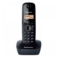 Безжичен телефон Panasonic KX-TG1611 черен | ПРОМОЦИЯ, снимка 2 - Стационарни телефони и факсове - 43690212
