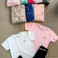 Дамски памучни тениски Nike  - няколко цвята - 32 лв., снимка 3 - Тениски - 44894144