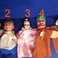 Кукли за ръка за куклено представление - 8 бр различни, снимка 2 - Колекции - 43426276