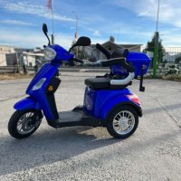 ЛУКСОЗНА ЕЛЕКТРИЧЕСКА ТРИКОЛКА VOLT ELECTRIC FM1, BLUE, 1500W, 20AH, ПЛАВЕН СТАРТ, снимка 4 - Мотоциклети и мототехника - 43375989