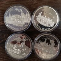 Масивни сребърни монети на влакове 20гр. 999 със сертификат, снимка 3 - Нумизматика и бонистика - 40281675